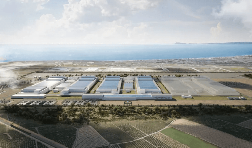 Gigafactoría de PowerCo del Grupo Volkswagen, en Sagunto, Valencia, España, Entrevista Dario Moreno Lerga y VALLTRO.