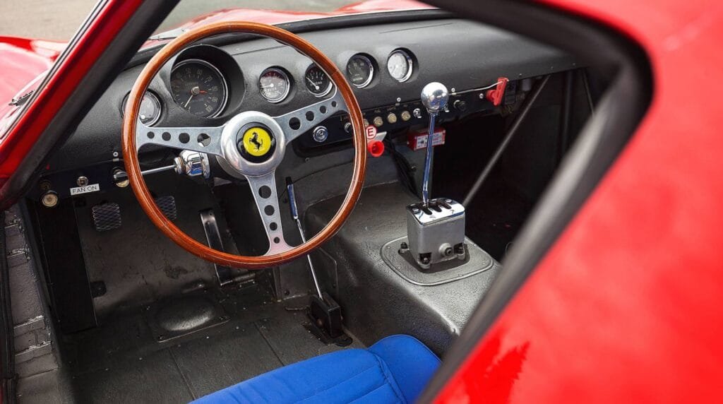 Interior Ferrari 250 GTO,