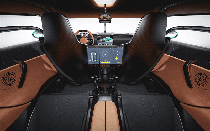 Además de su impresionante rendimiento y su lujoso interior, el Gemera también cuenta con una serie de innovaciones tecnológicas