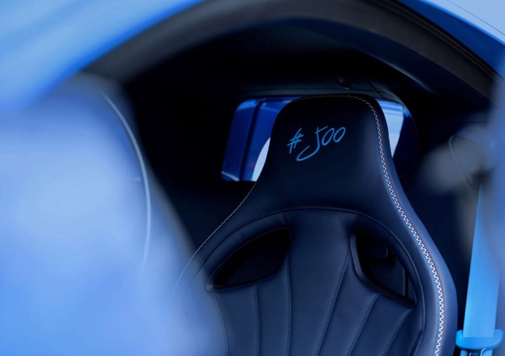 Asientos Blue Grey  Bugatti Chiron'L'Ultime' | EUROPA COCHE