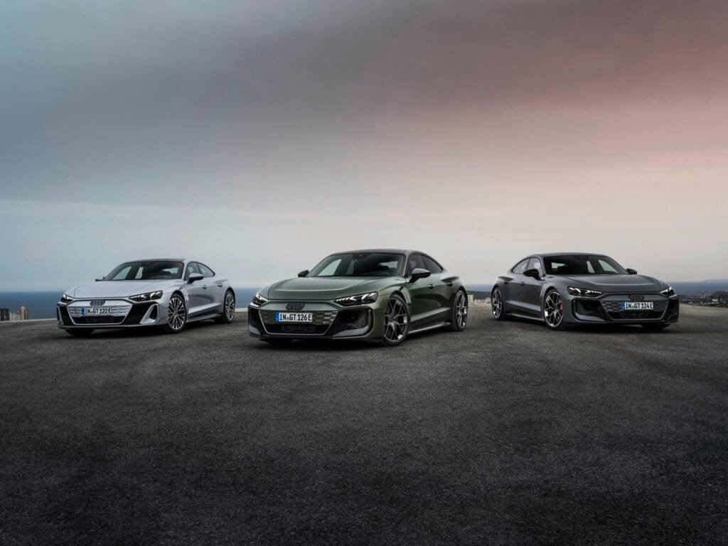 Audi Lanza los Electrificantes Audi S e-tron GT, RS e-tron GT y RS e-tron GT performance en 2024