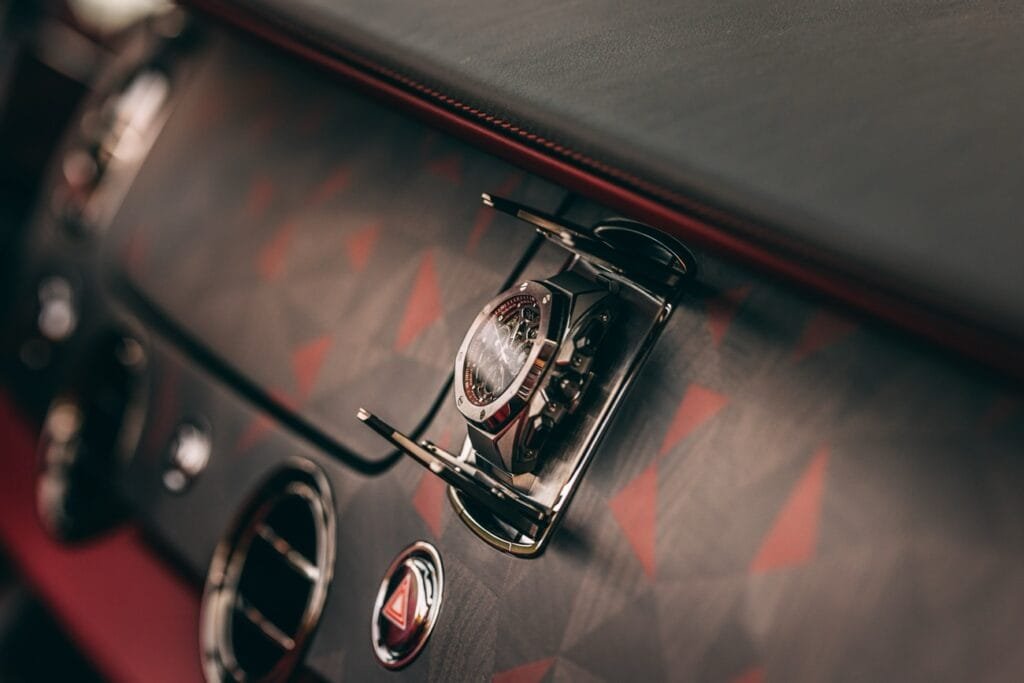 Reloj del Rolls-Royce La Rose Noire Droptail | EUROPACOCHE