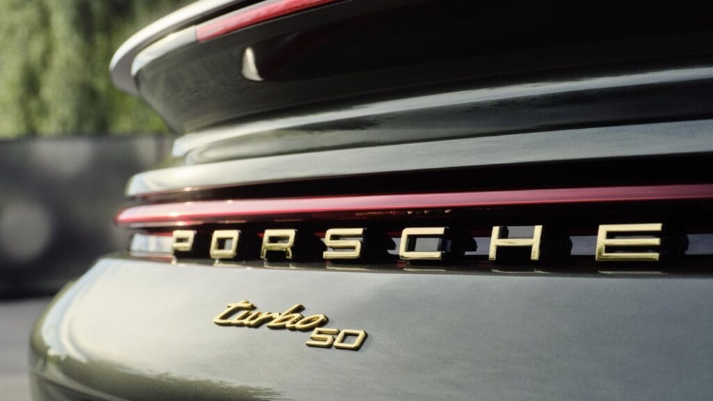 Logo tipo Turbo 50 de Porsche 911 Turbo 50 Years | EUROPACOCHE
