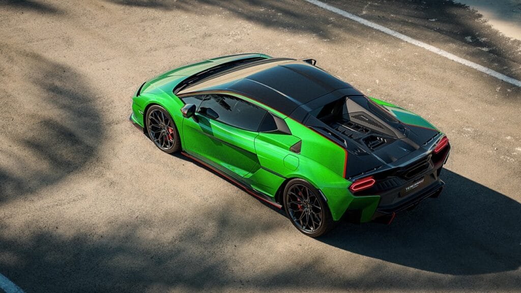 Exterior en verde Lamborghini Temerario | EUROPACOCHE