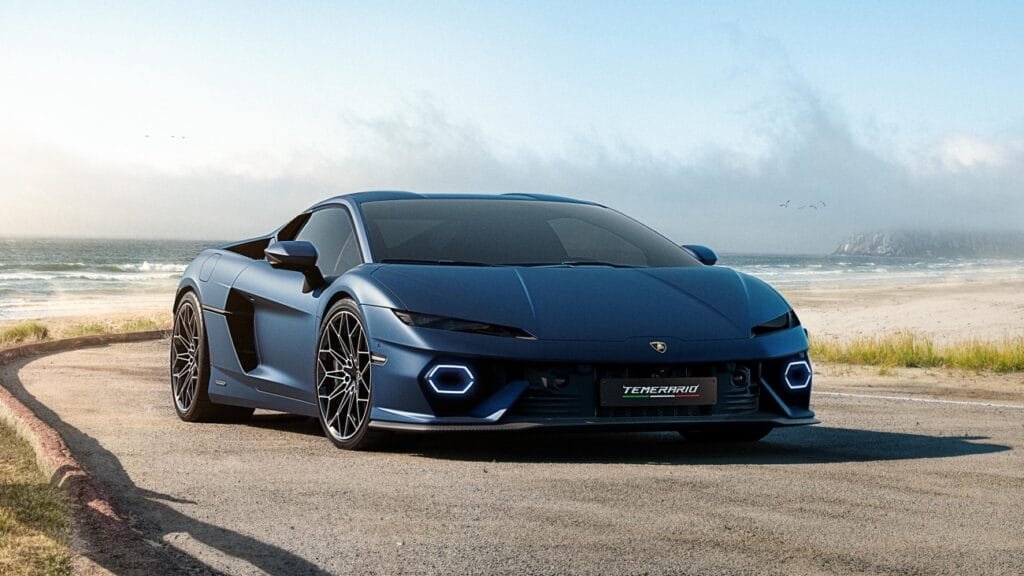 Blue Exterior Lamborghini Temerario | EUROPACOCHE