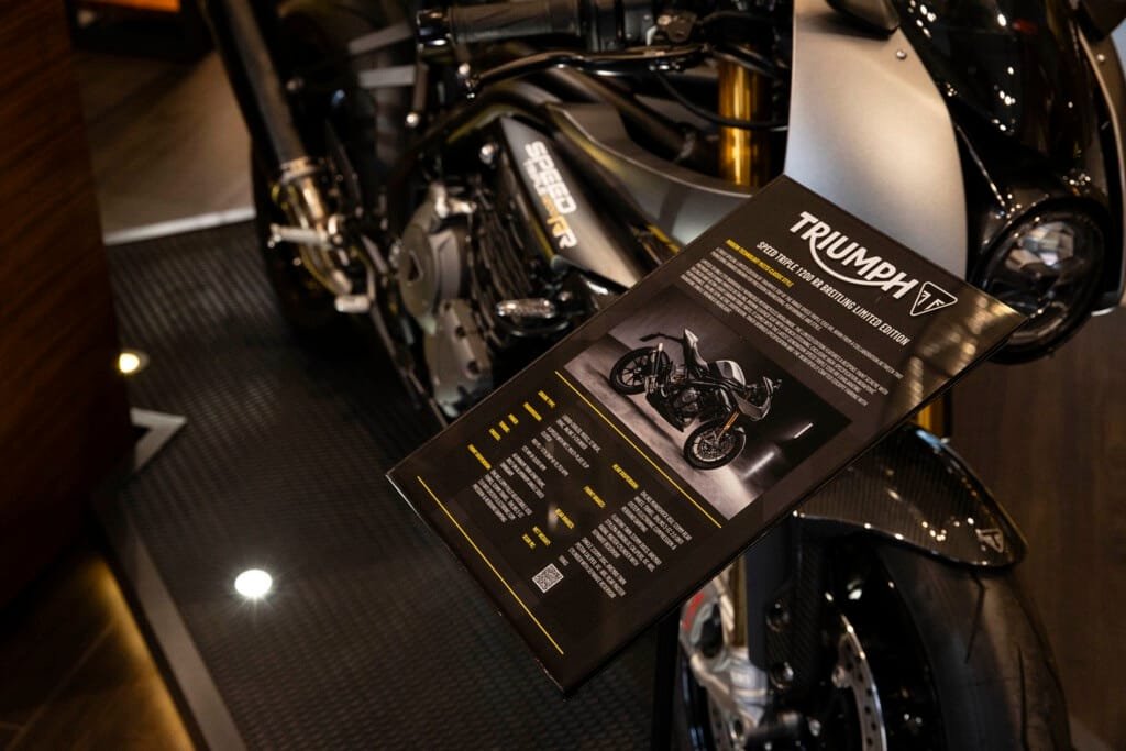 Presentación Triumph Speed Triple 1200 RR Breitling Limited Edition | EUROPACOCHE