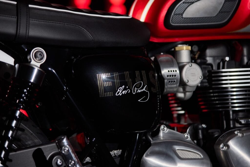 Motor Triumph Bonneville T120 Elvis Presley Edición Limitada | EUROPACOCHE