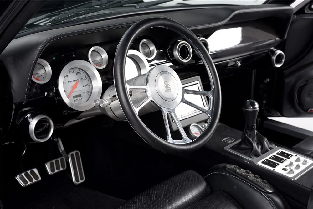 Interior Ford Mustang de 1967 "Obsidian" Barrett Jackson | EUROPACOCHE