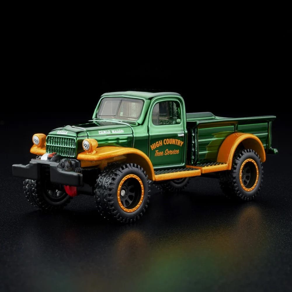 Hot Wheels para Coleccionistas Exclusivo de Navidad el Dodge Power-Wagon de 1952