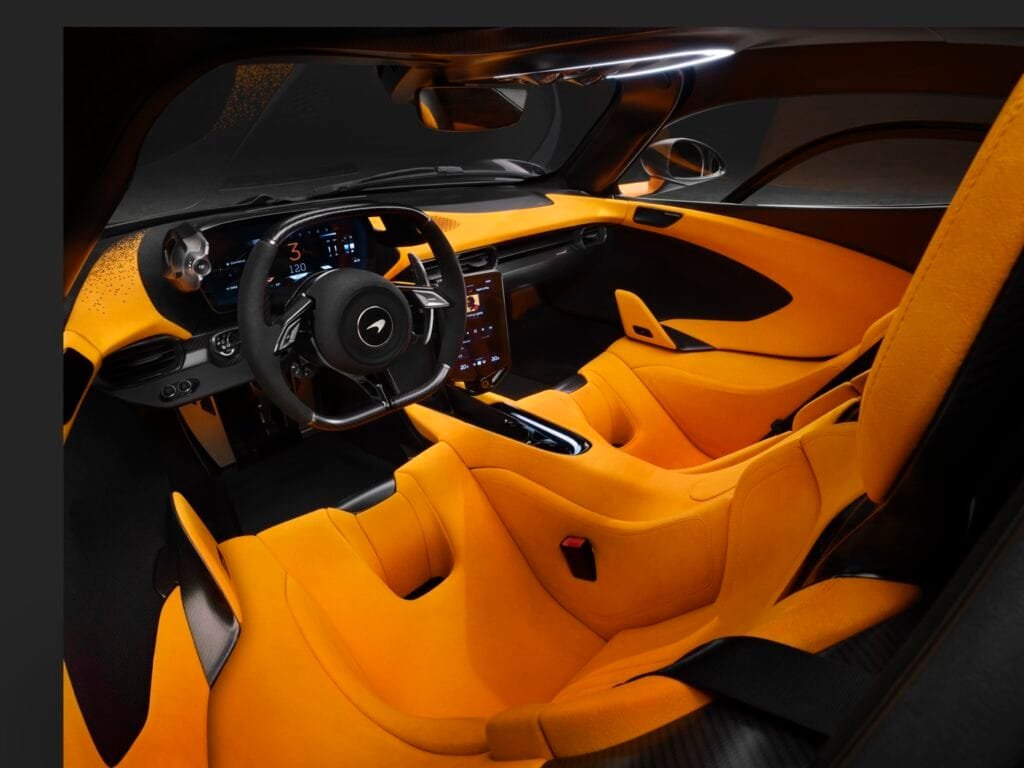 Interior Orange McLaren W1 | EUROPACOCHE