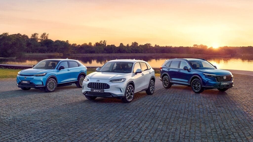 PRECIO DE LOS TRES NUEVOS SUV ELECTRIFICADOS: ZR-V, CR-V, e:Ny1.