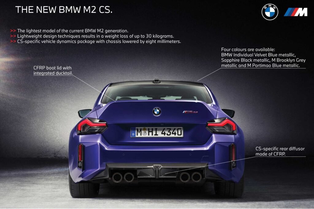 Sistema de escape de titanio del BMW M2 CS 2025 | EUROPA COCHE