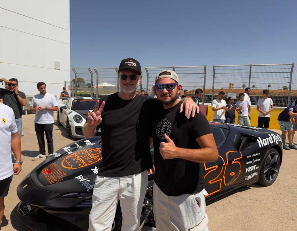 Maximillion Cooper and Alonso Vallve (VALLTRO) at the Gumball 3000 Valencia 2025 event | EUROPA COCHE