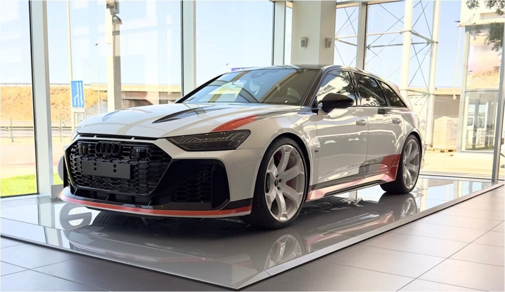 El primer Audi RS 6 Avant GT vendido en España llega a Valencia. De las 10 unidades para el país, esta joya de 621 CV y edición limitada ya tiene dueño.