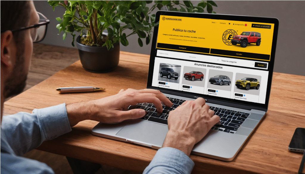 Unique investment opportunity: Europacoche.com is for sale. Includes domain, website, brand rights, and 1 year of technical support. A premium automotive brand with global potential.