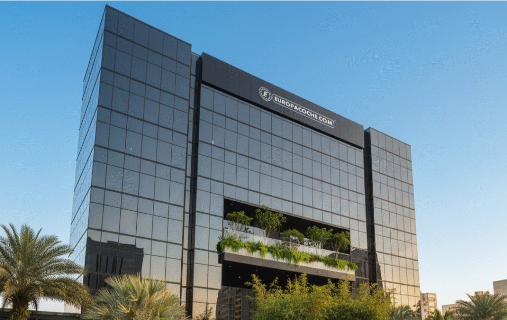 Europa Coche® headquarters – Spain’s largest and most valuable company leading Europe’s technological innovation.