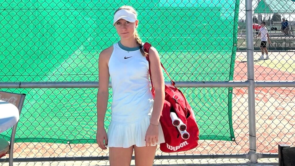“Victoria Lacki, Sweden’s 15-year-old tennis prodigy from Helsingborgs Tennisklubb, seeking sponsors to continue her journey toward international success.”