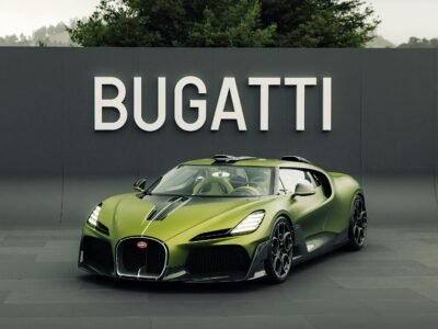 El Bugatti Brouillard, debutando en The Quail, A Motorsports Gathering, combina diseño artesanal, motor W16 de 1.600 CV y detalles exclusivos que rinden homenaje a la pasión ecuestre de Ettore Bugatti.