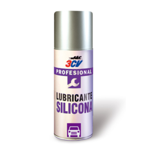 Lubricante de Silicona 3CV – Aerosol 520 ml, ideal para piezas de plástico, metal, goma y madera. Lubricación limpia, invisible y resistente al agua y la corrosión.