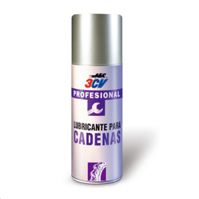 Lubricante 3CV para cadenas, motos, bicicletas y herramientas – Alta protección, hidrófugo y resistente al desgaste.