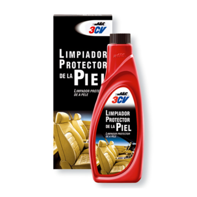 Protege, limpia y revitaliza el cuero de tu vehículo con el Limpiador Protector 3CV. Con filtro solar anti-UV que evita grietas y mantiene el brillo natural.