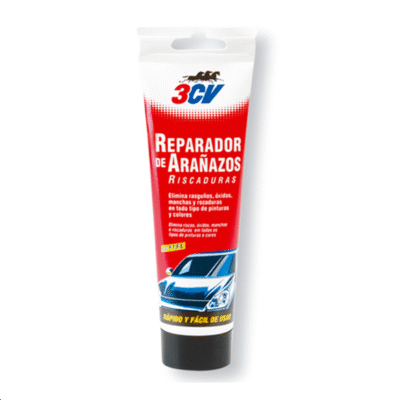 Devuelve el brillo original a tu coche con el Reparador de Arañazos 3CV, el tratamiento que elimina rasguños y manchas, dejando la pintura como nueva.