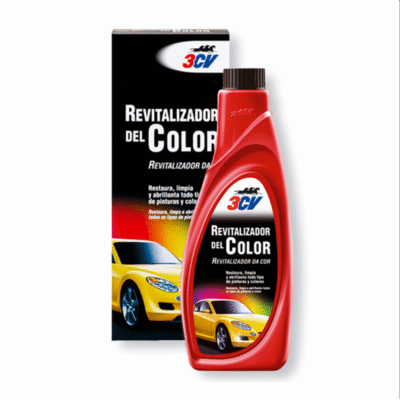 El Revitalizador del Color 3CV devuelve a tu coche la viveza, brillo y atractivo original. Ideal para pinturas oxidadas o descoloridas, barnizadas o metalizadas, deja un acabado brillante y uniforme que realza la apariencia profesional del vehículo.
