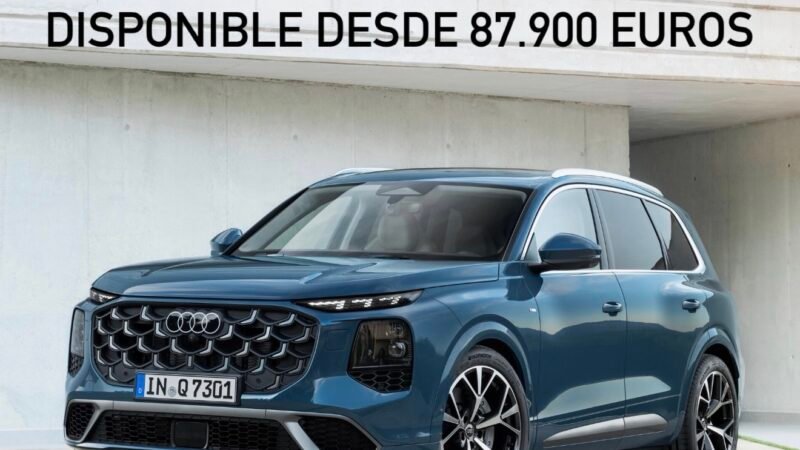 El nuevo Audi Q7 2026 combina lujo, tecnología, eficiencia y capacidad familiar en uno de los SUV premium más avanzados de Audi, disponible con hasta 299 CV, tecnología híbrida ligera y una autonomía superior a los 1.000 kilómetros.
