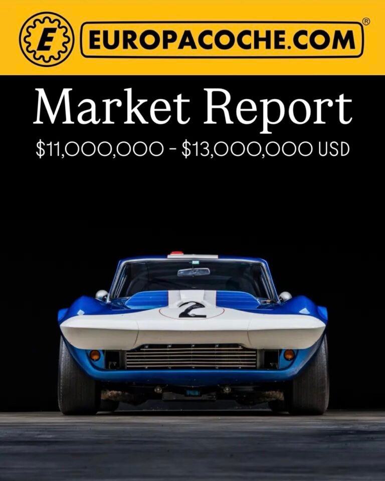 El exclusivo Chevrolet Corvette Grand Sport de 1963 protagonizará RM Sotheby’s Monterey Auction 2026 con una valoración de hasta 13 millones de dólares, consolidándose como uno de los automóviles de competición más importantes del coleccionismo mundial.