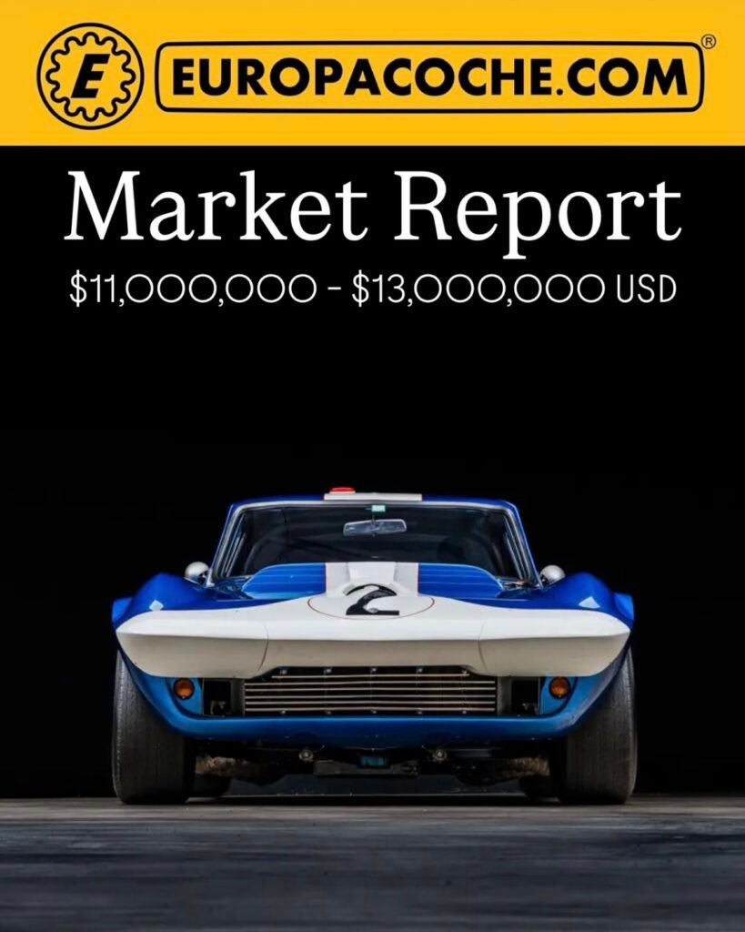 El exclusivo Chevrolet Corvette Grand Sport de 1963 protagonizará RM Sotheby’s Monterey Auction 2026 con una valoración de hasta 13 millones de dólares, consolidándose como uno de los automóviles de competición más importantes del coleccionismo mundial.