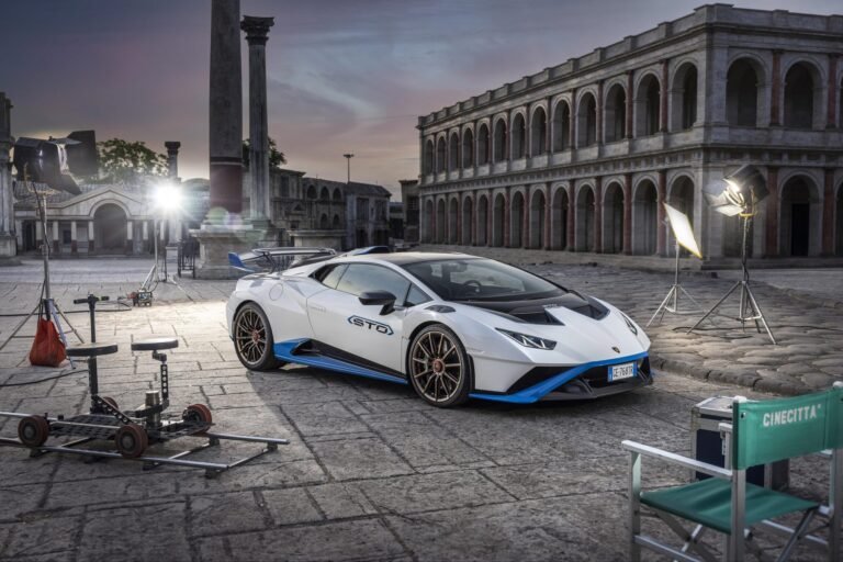 Lamborghini Huracán STO Bianco Asopo – imagen oficial Lamborghini
